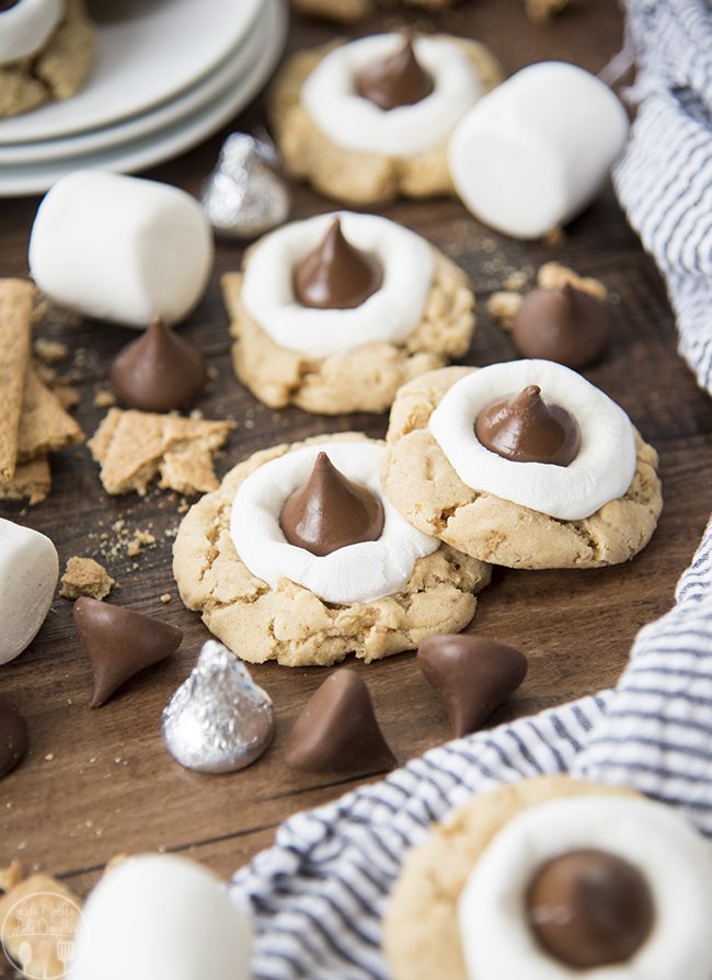 Hershey Kiss S'mores Cookies - Like Mother, Like Daughter