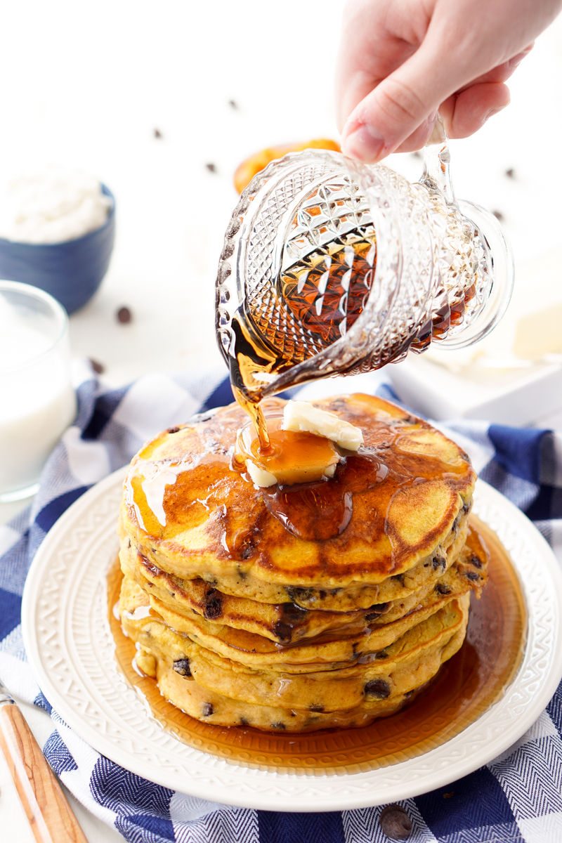 Brownie Batter Pancakes – Like Mother, Like Daughter