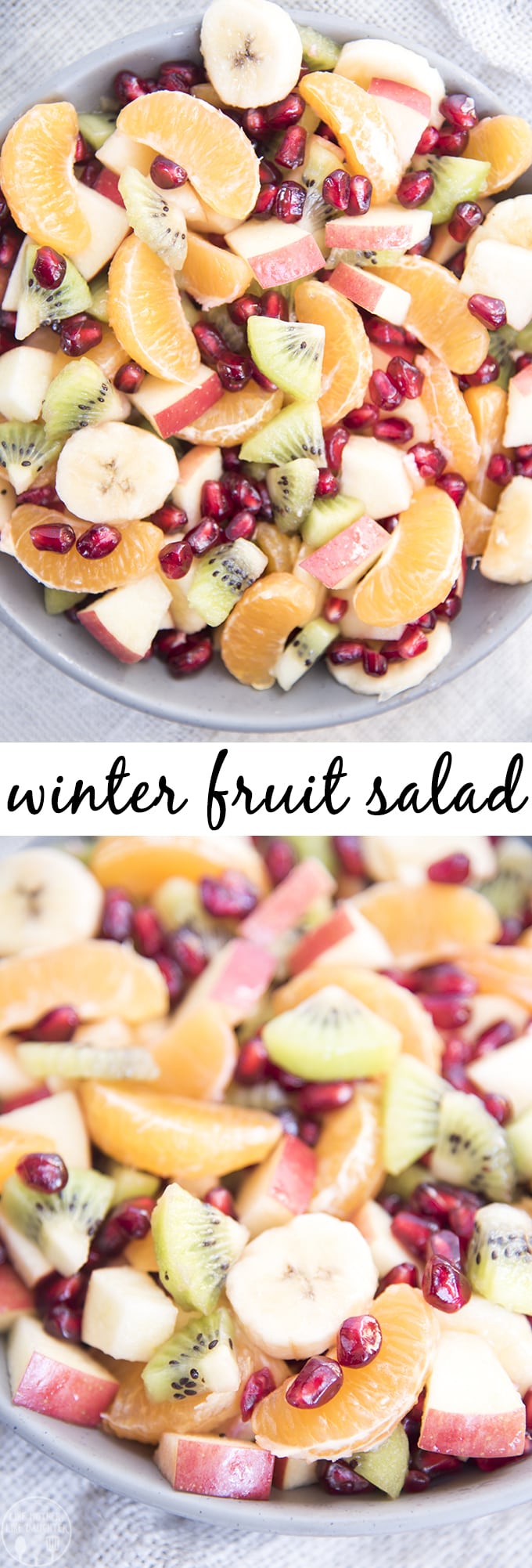 This Winter Fruit Salad Recipe loaded full of winter fruits, and is perfect for a holiday party or dinner side dish.