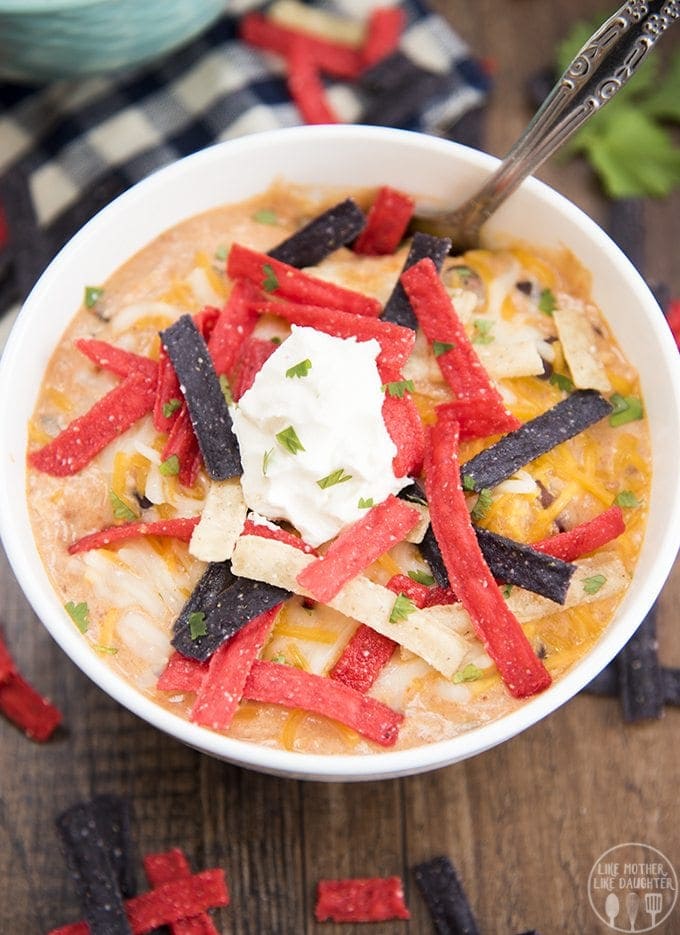 Creamy Chicken Enchilada Soup Like Mother Like Daughter