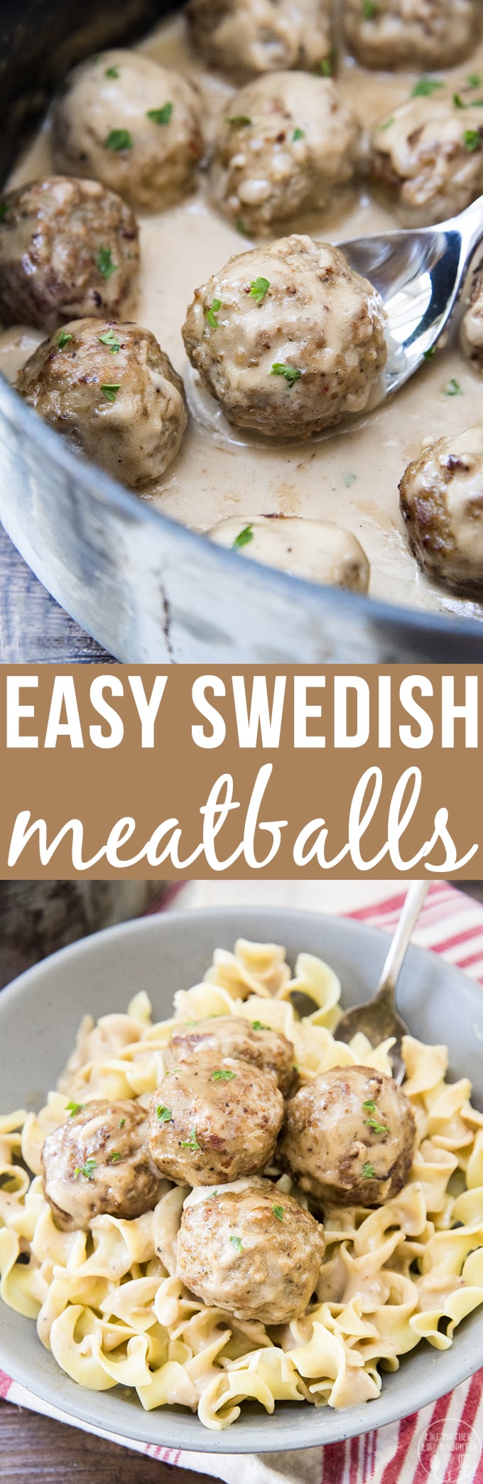 Easy Swedish Meatballs – Like Mother, Like Daughter