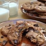 Nutella dark chocolate chip cookies have the deep dark robust flavors of dark chocolate with creamy Nutella all baked into one delicious cookie.