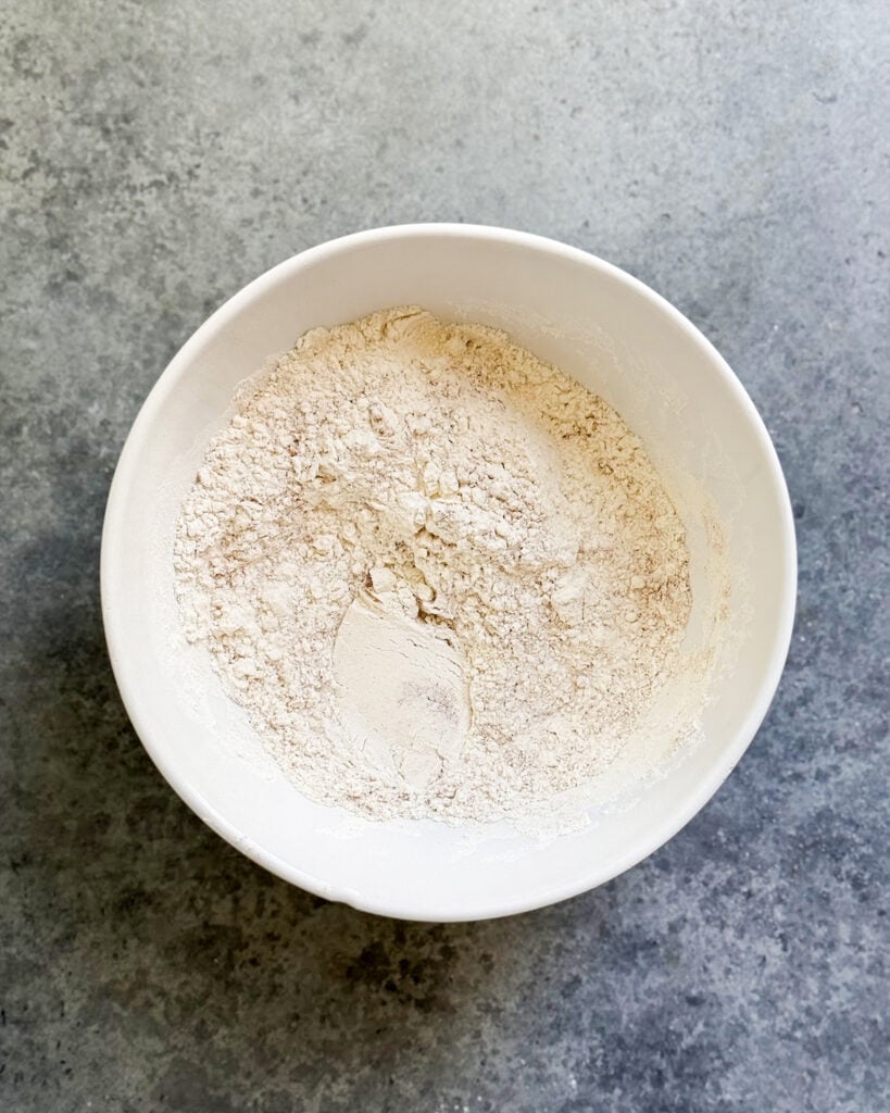 A bowl of flour.