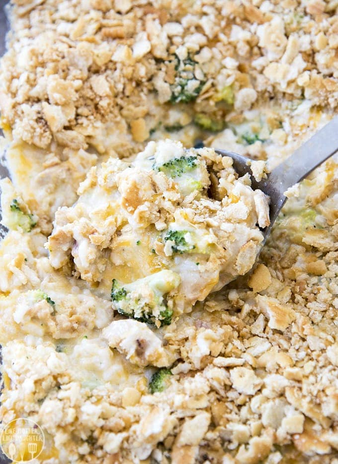 Cheesy chicken broccoli and rice casserole is the perfect comforting dish that your whole family will love!