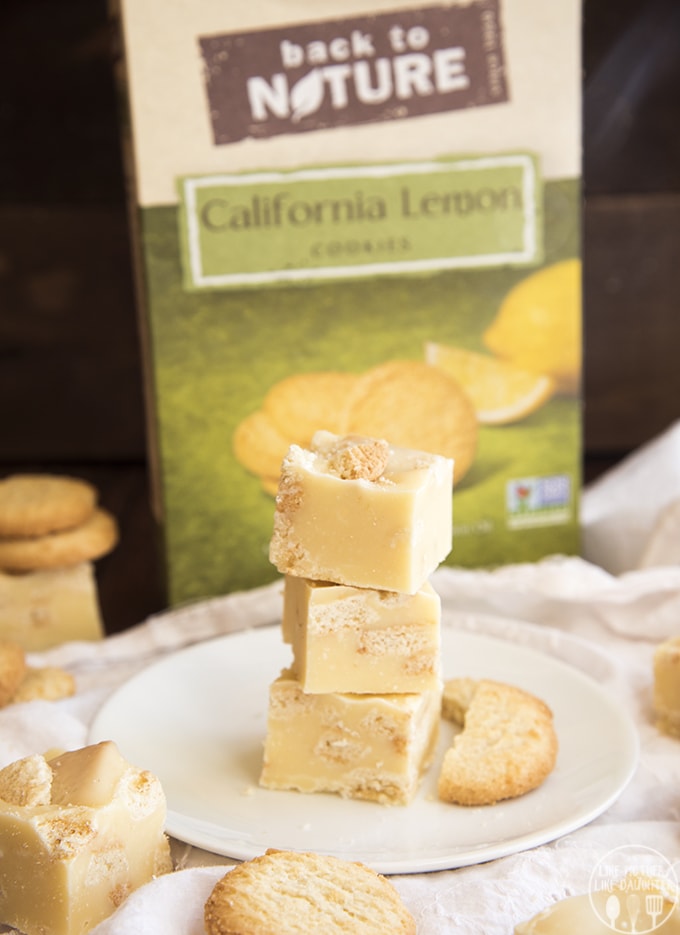 Lemon Cookie Fudge Like Mother, Like Daughter