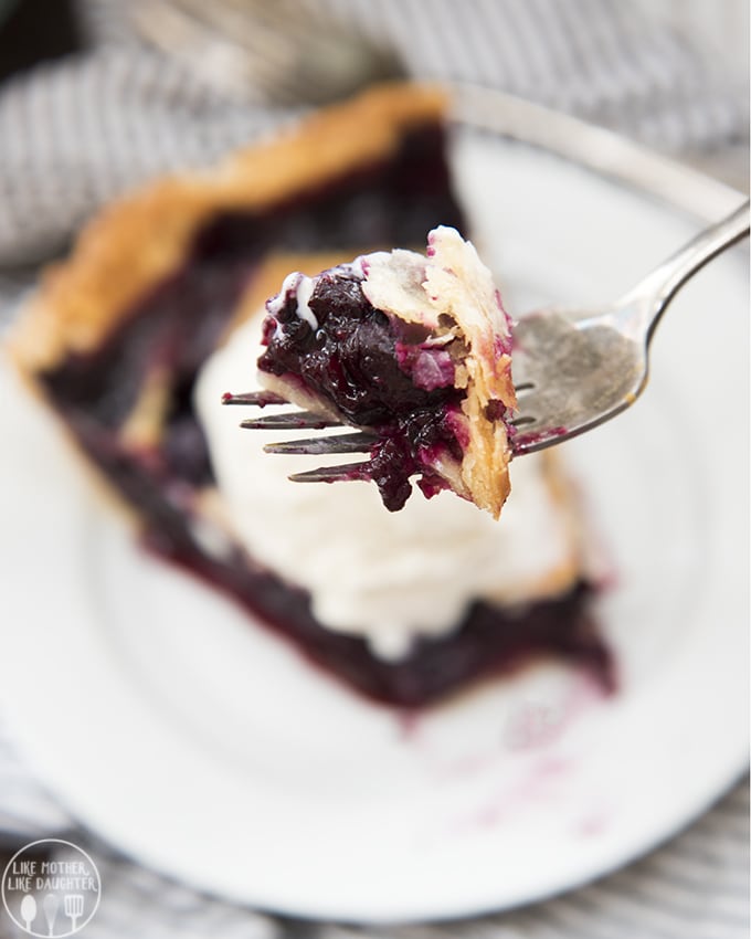 Blueberry Pie is perfect for a thanksgiving dessert!