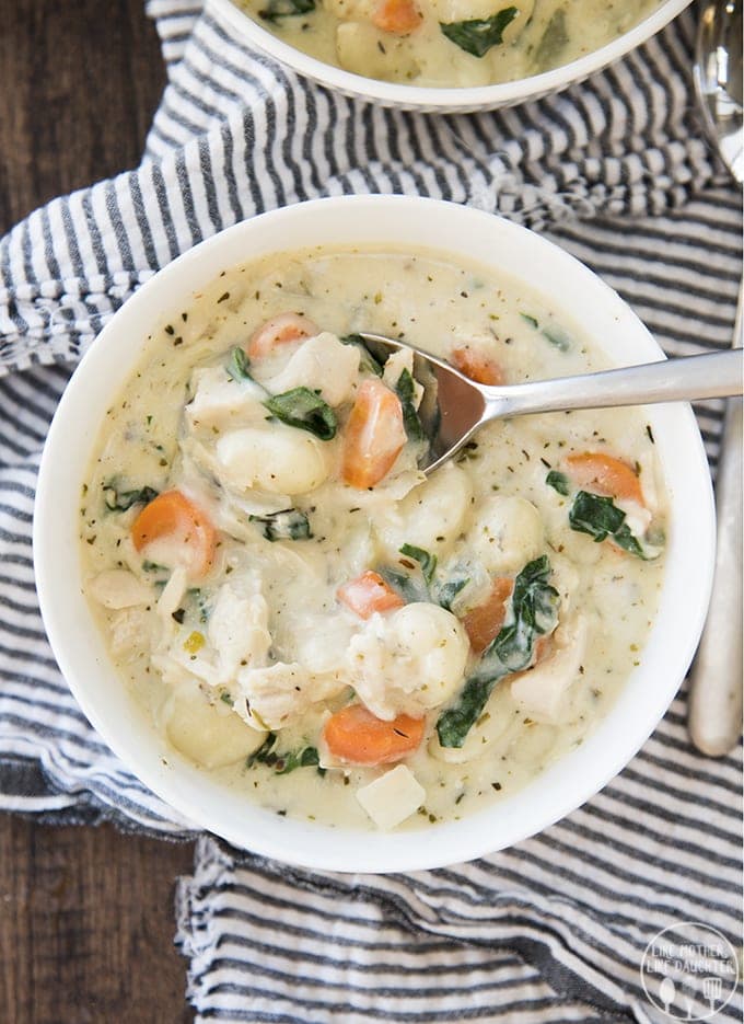 Creamy Chicken Gnocchi Soup – Like Mother, Like Daughter