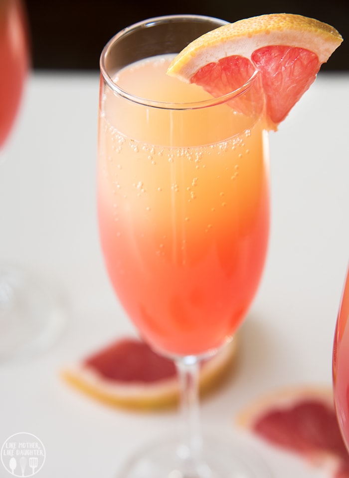 Sunrise Grapefruit Cocktail Like Mother, Like Daughter