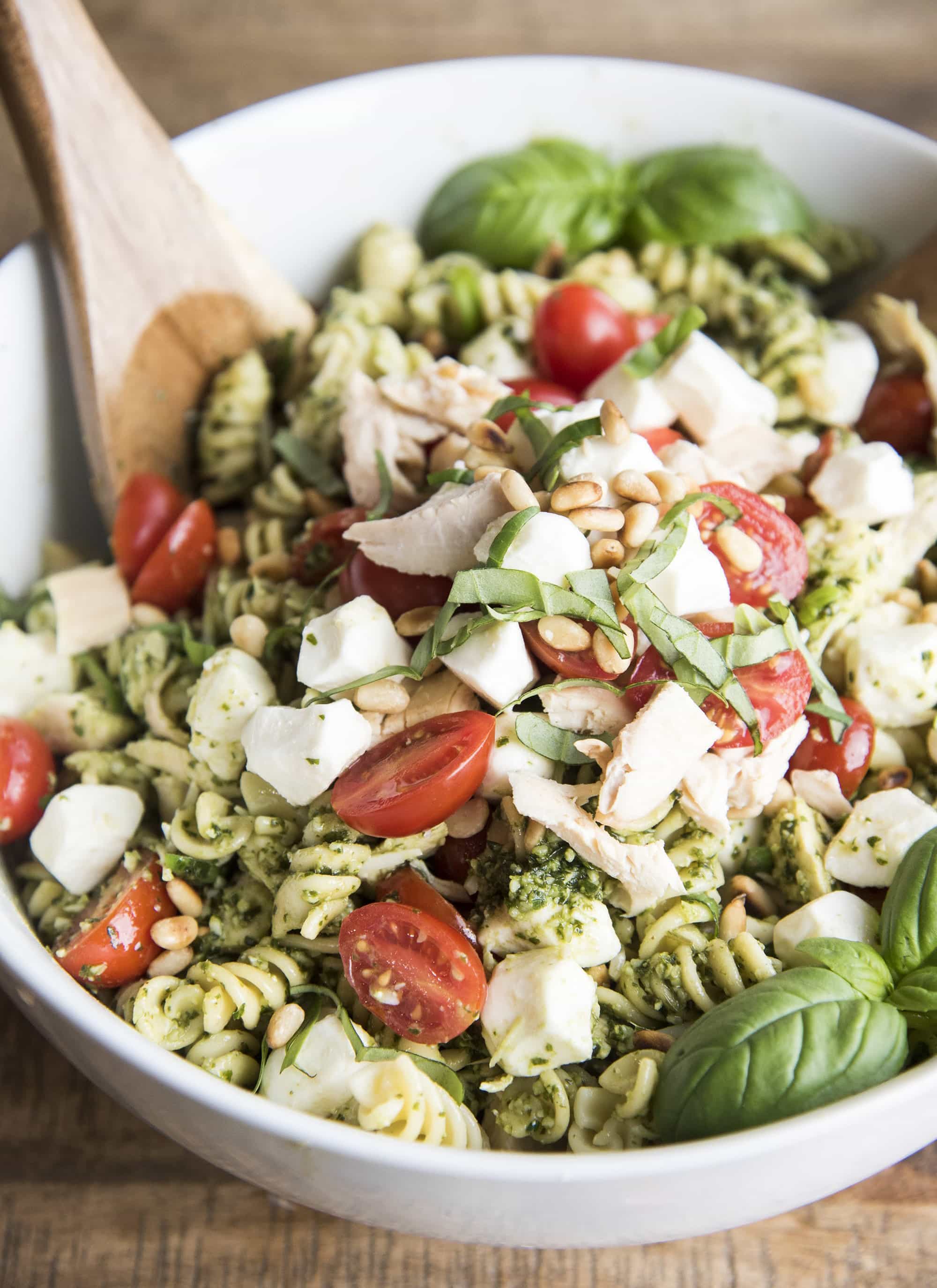 Pesto Pasta Salad - Like Mother, Like Daughter