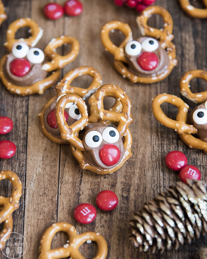 Reindeer Pretzel Treats