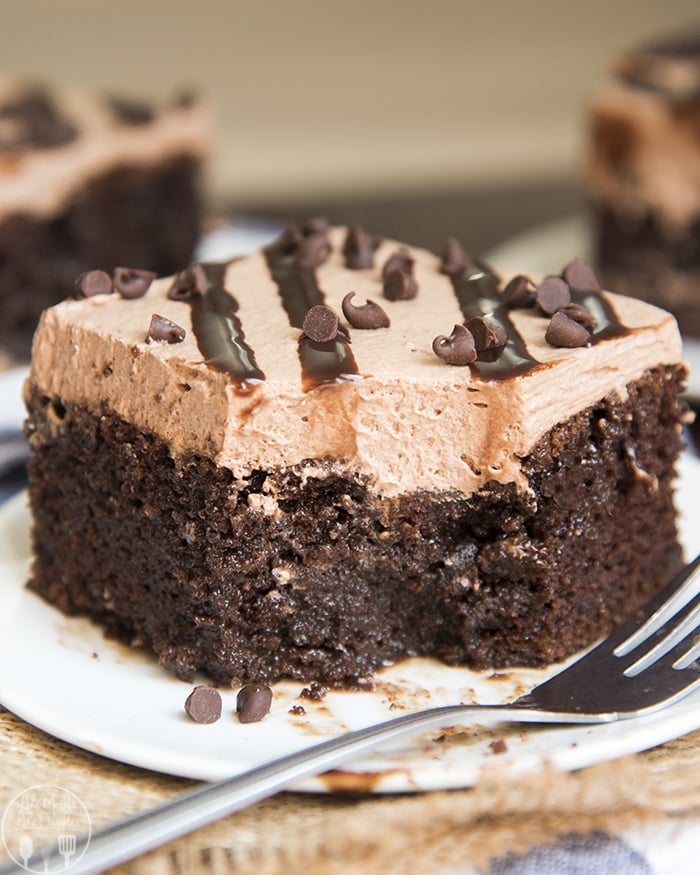 Chocolate Poke cake for all the chocolate lovers out there!