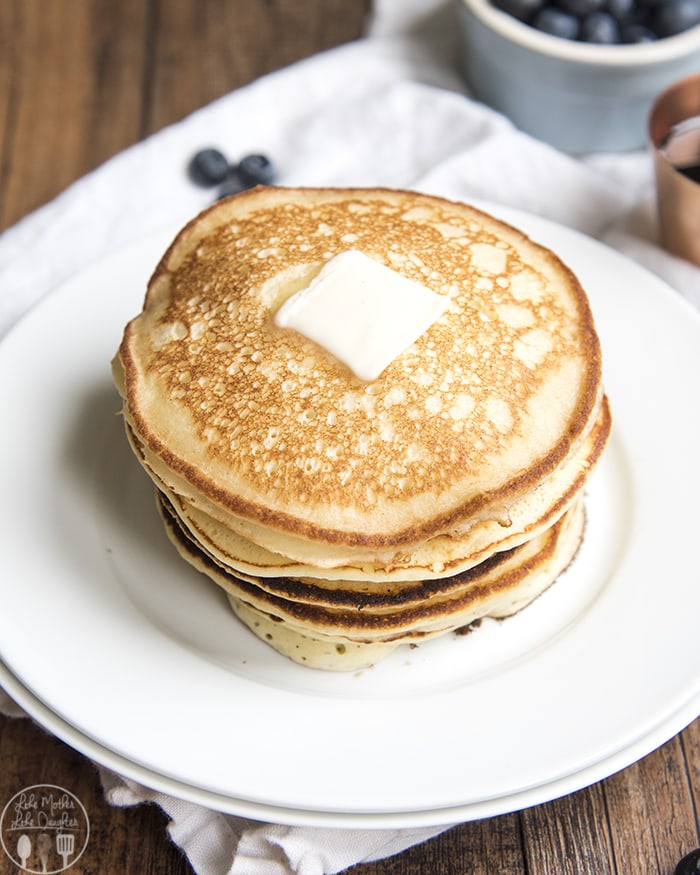 These ricotta pancakes are perfect with your favorite toppings on them!