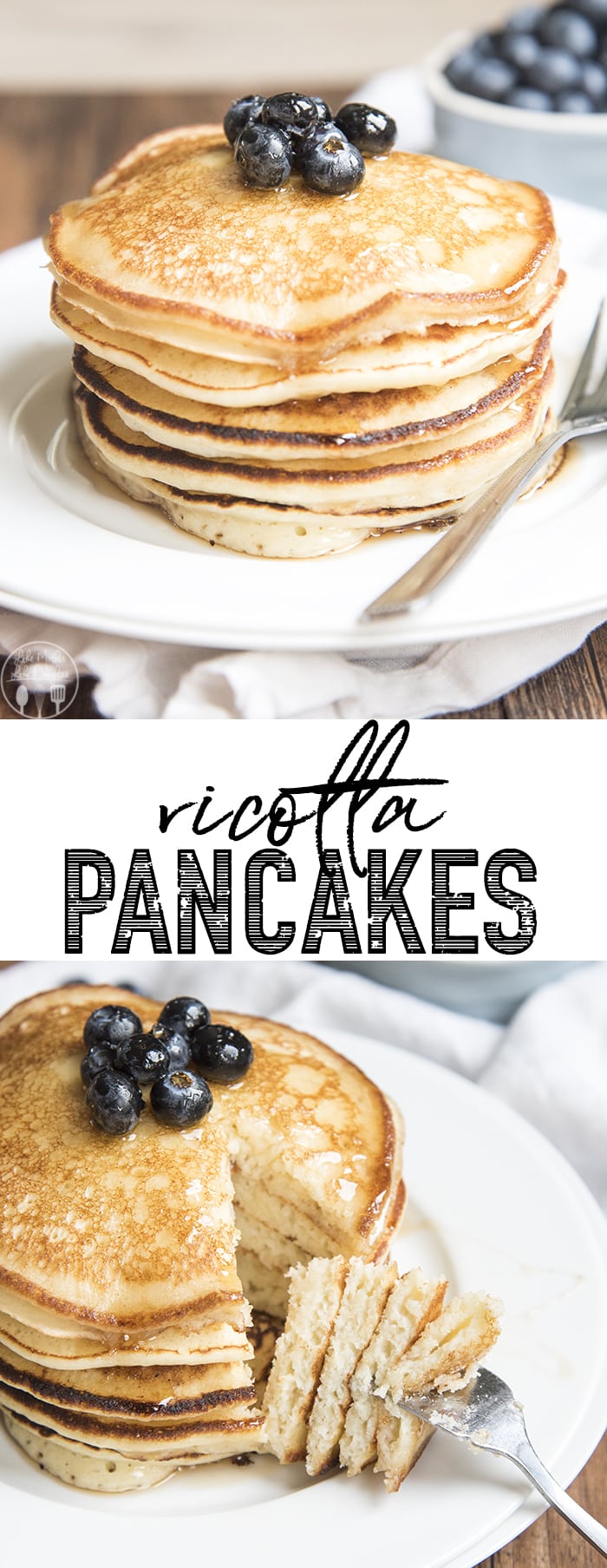 Ricotta pancakes are perfectly light, moist, and fluffy, and so smooth they melt in your mouth. Perfect for breakfast or brunch!