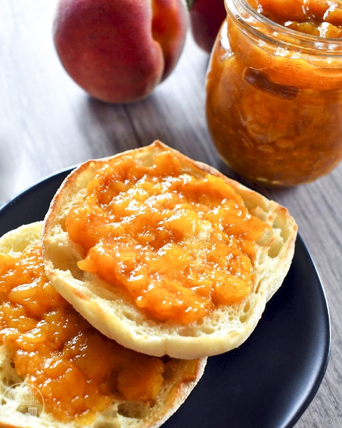 Homemade Peach Jam without any pectin