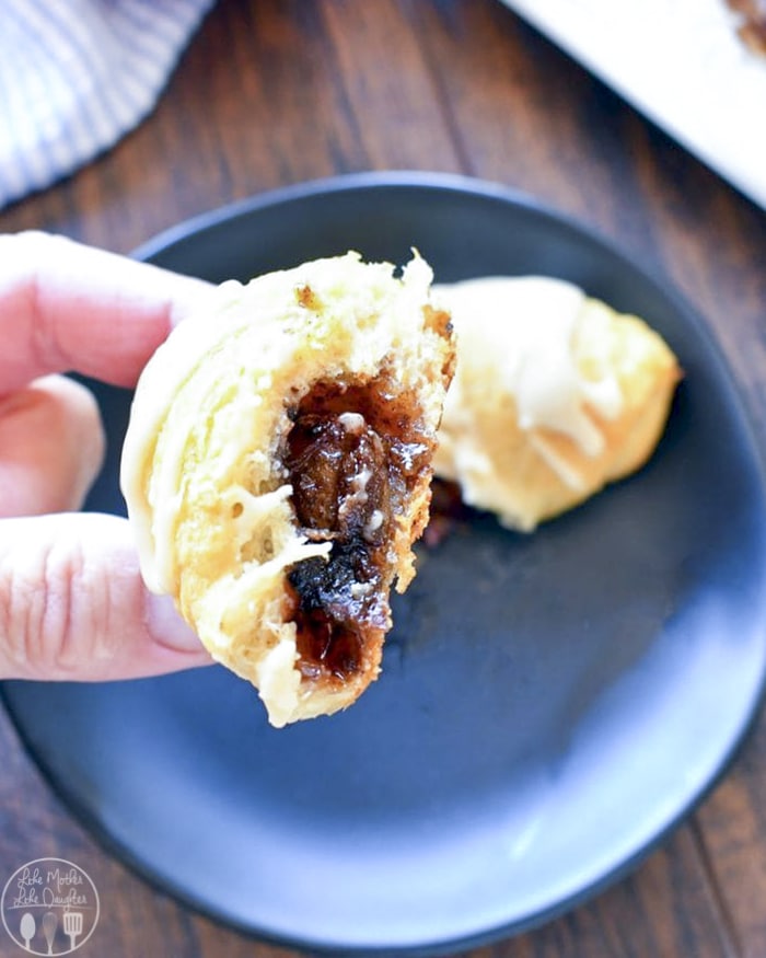 Apple Poe Crescent Rolls