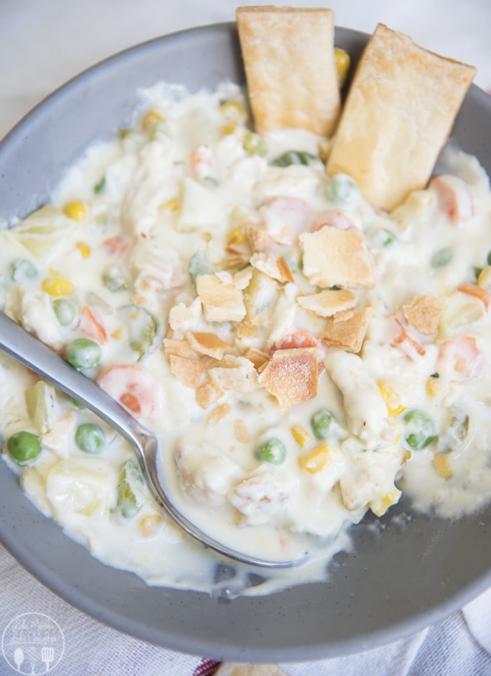 Creamy Chicken Pot Pie Soup