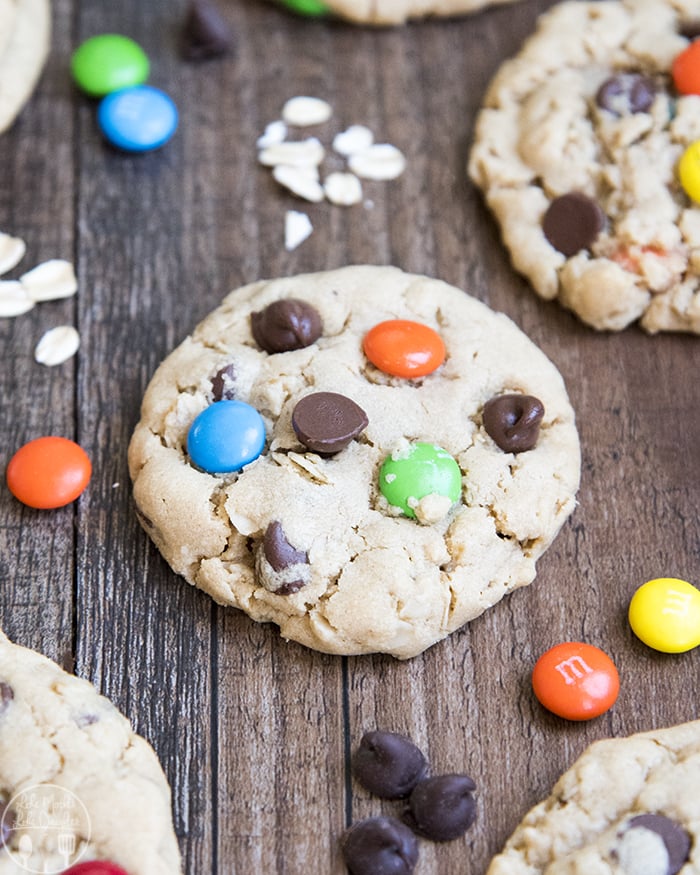 Peanut Butter Oatmeal Monster Cookies
