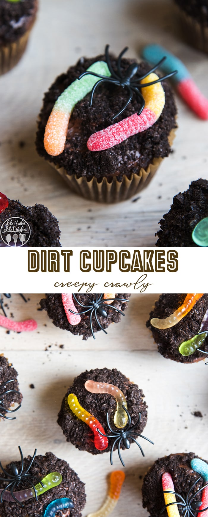 Dirt cupcakes are a delicious chocolate cupcake with chocolate frosting 