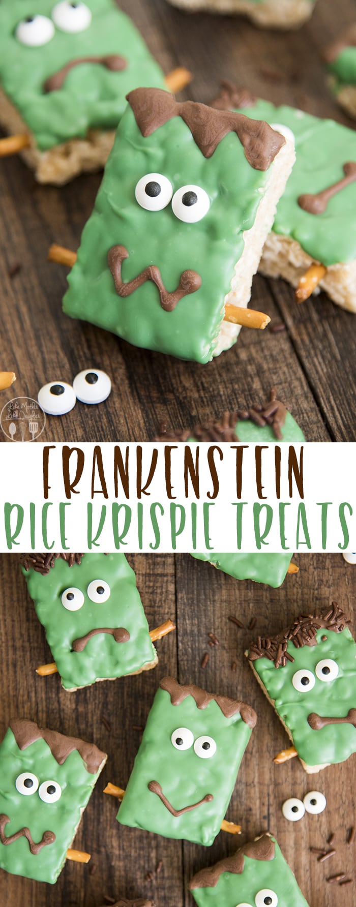 Frankenstein Rice Krispie Treats – Like Mother, Like Daughter