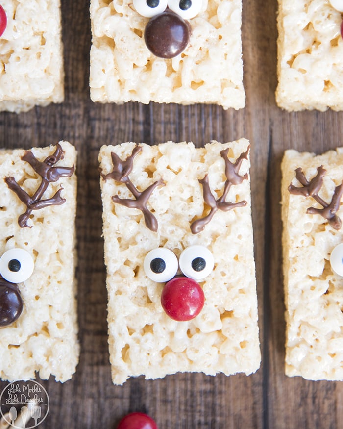 Reindeer Rice Krispie Treats – Like Mother, Like Daughter