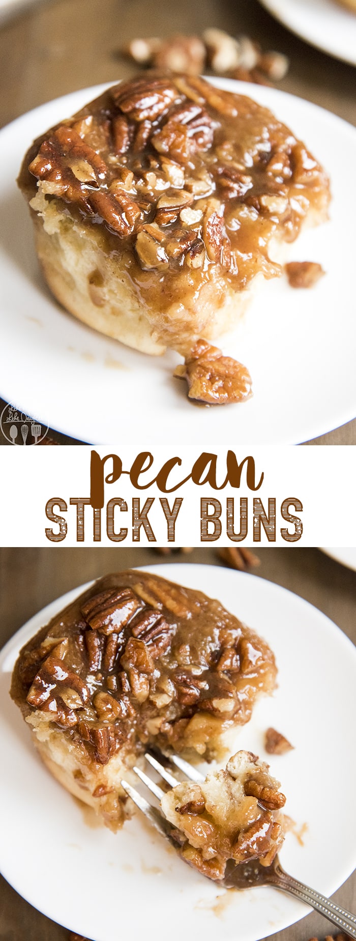 These Pecan Sticky Buns are the perfect soft and sweet roll topped with a sweet caramel, and crunchy pecans. These are perfect for breakfast!