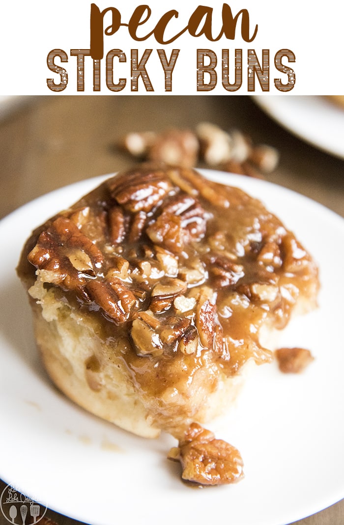 These Pecan Sticky Buns are the perfect soft and sweet roll topped with a sweet caramel, and crunchy pecans. These are perfect for breakfast!