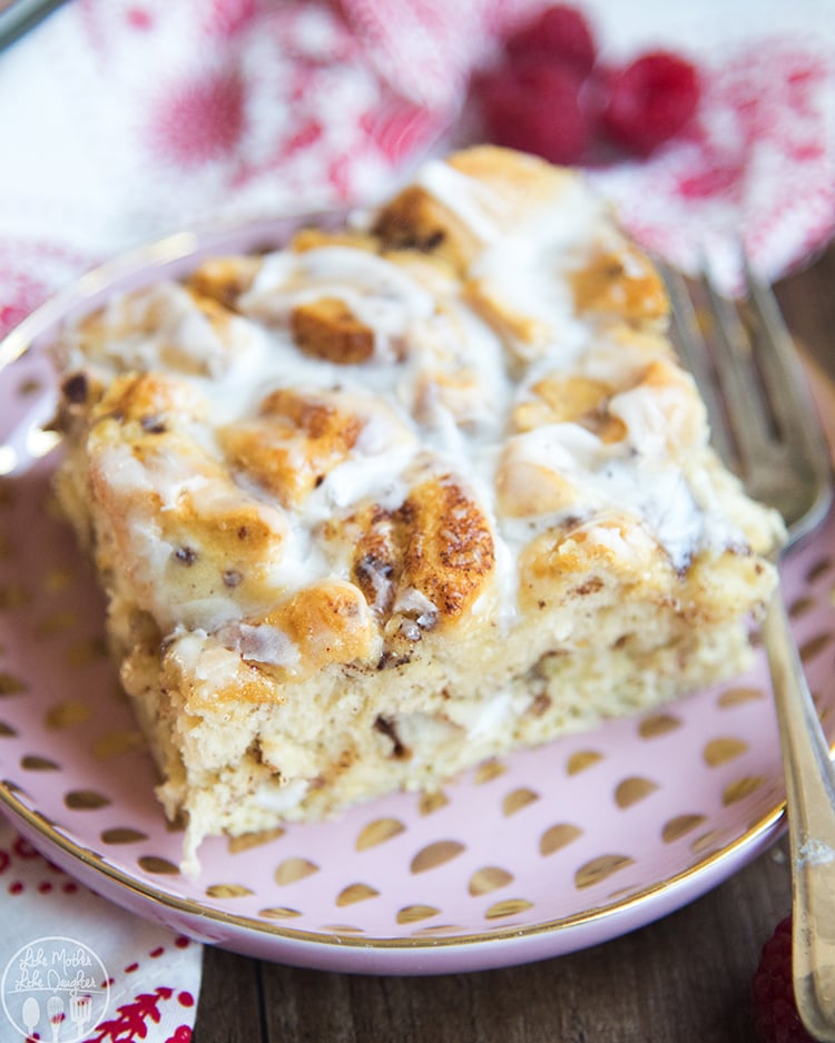 Cinnamon Roll French Toast Bake