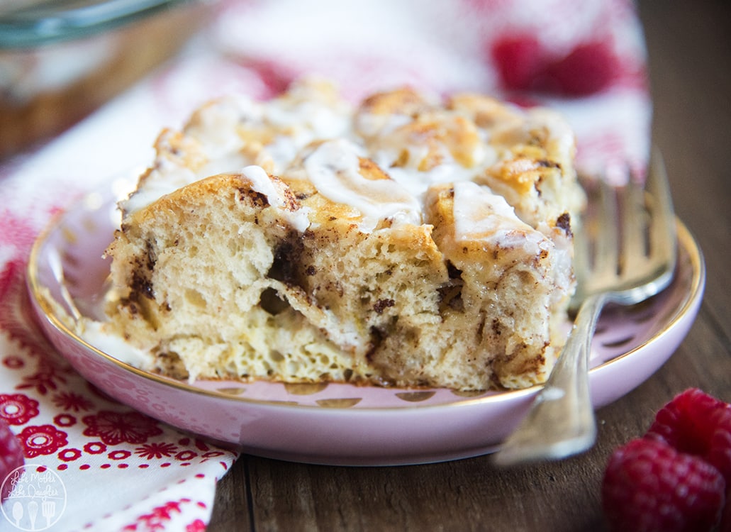 Cinnamon Roll French Toast Casserole