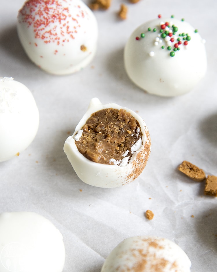Ginger Cookie Truffles with only 4 ingredients