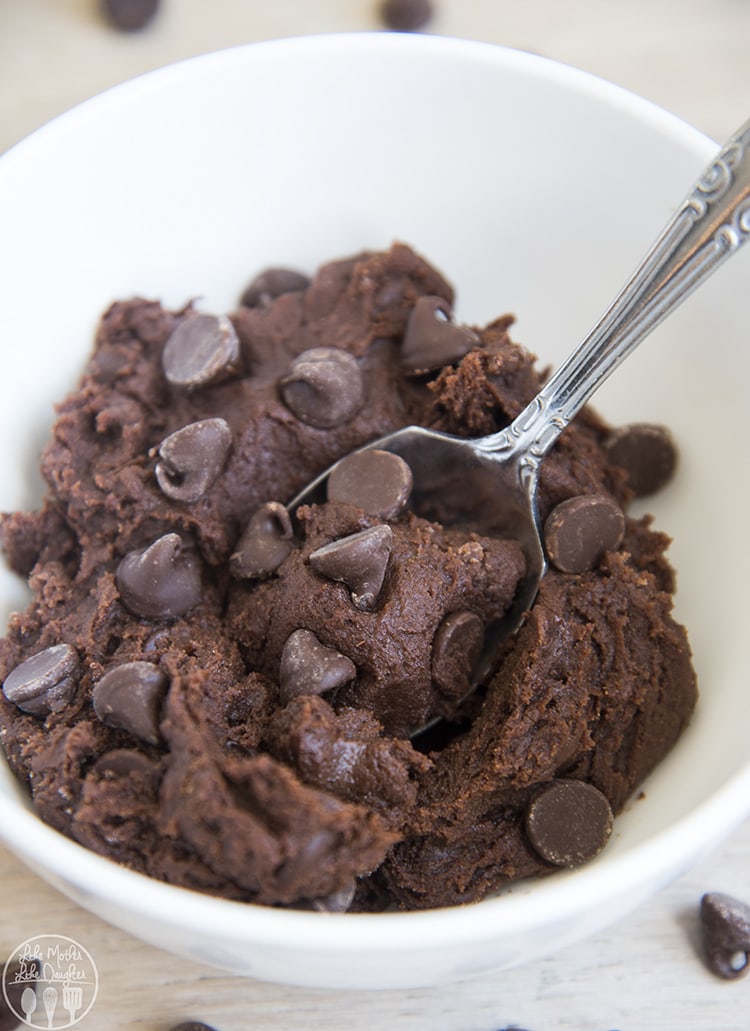 Edible Chocolate Cookie Dough for one