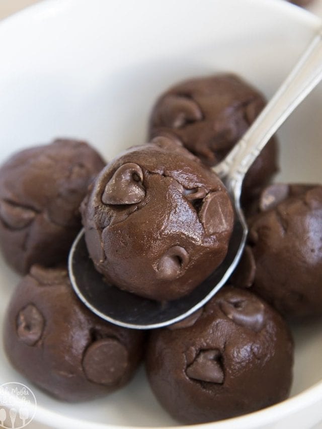 Chocolate Cookie Dough for One Like Mother Like Daughter
