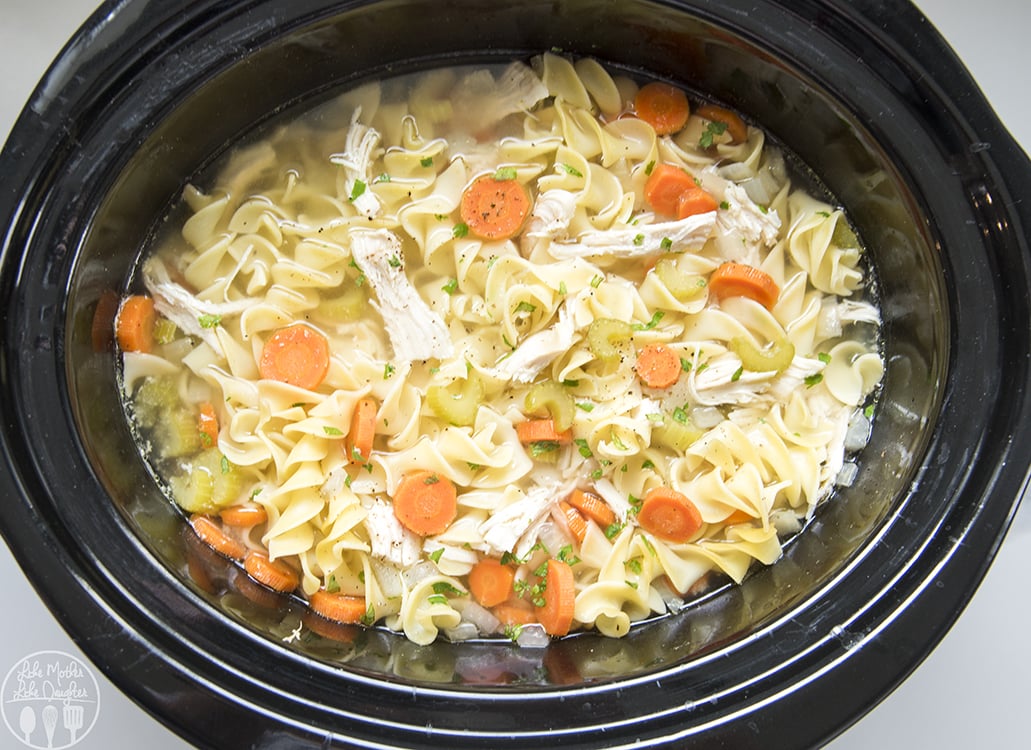 Chicken noodle soup recipe slow cooker