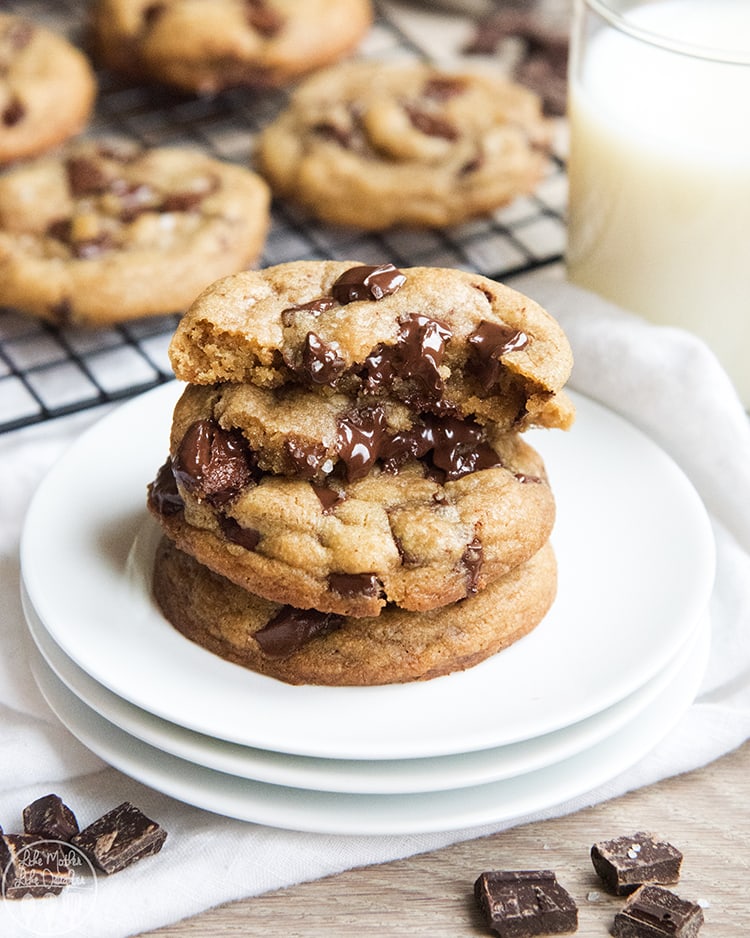 Chocolate Chunk Cookies with Brown Butter