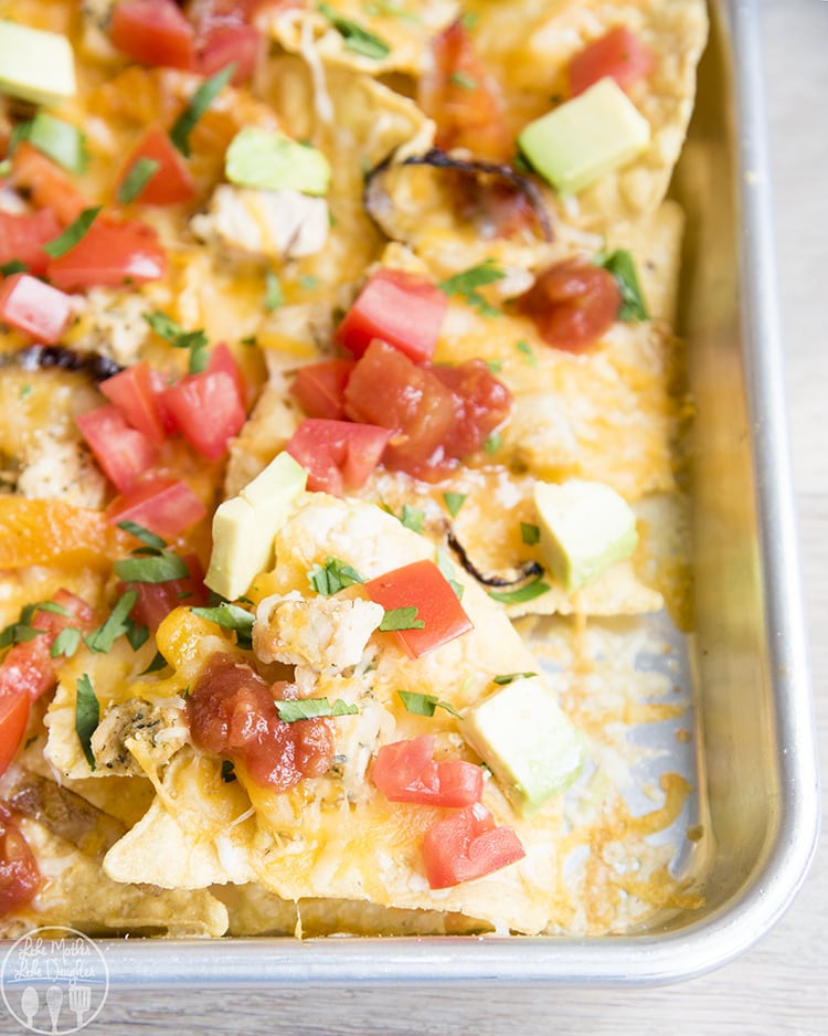 Sheet Pan Nachos ready in less than 10 minutes