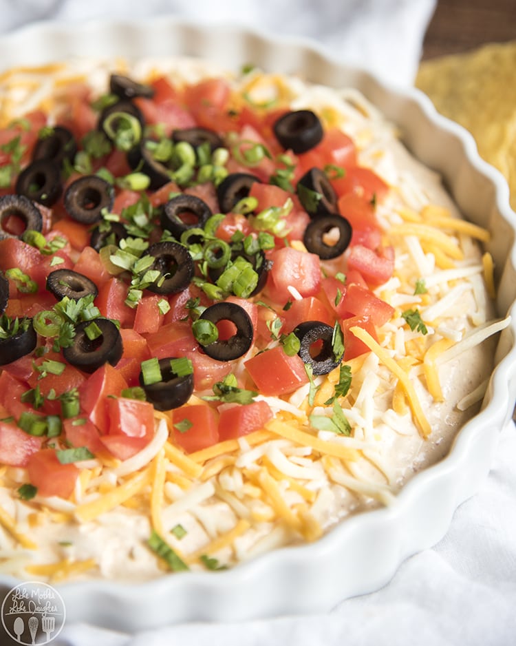Taco Dip for a party