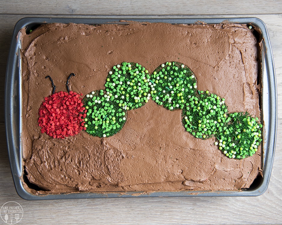 The Best Chocolate Cake Recipe - made in a 9x13 pan, anyone can make this cake!