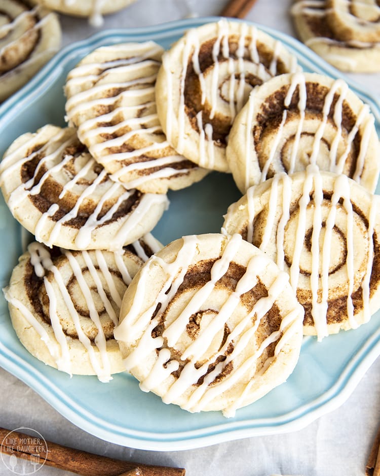 Cinnamon Swirled Sugar Cookies
