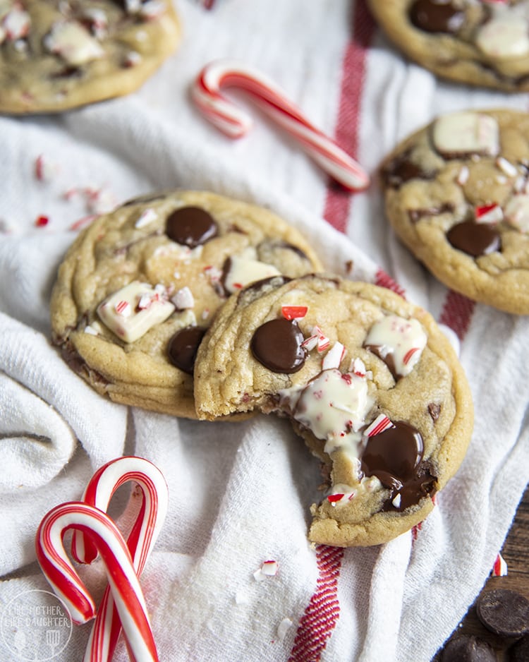 Peppermint Bark Cookies
