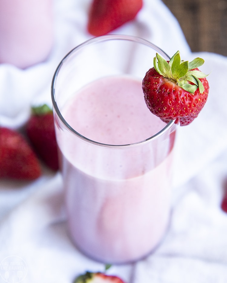 Strawberry Smoothie for breakfast