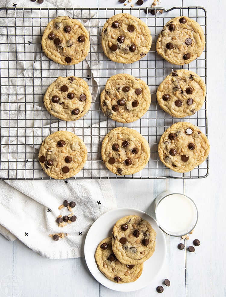 Chocolate Chip Toffee Cookies