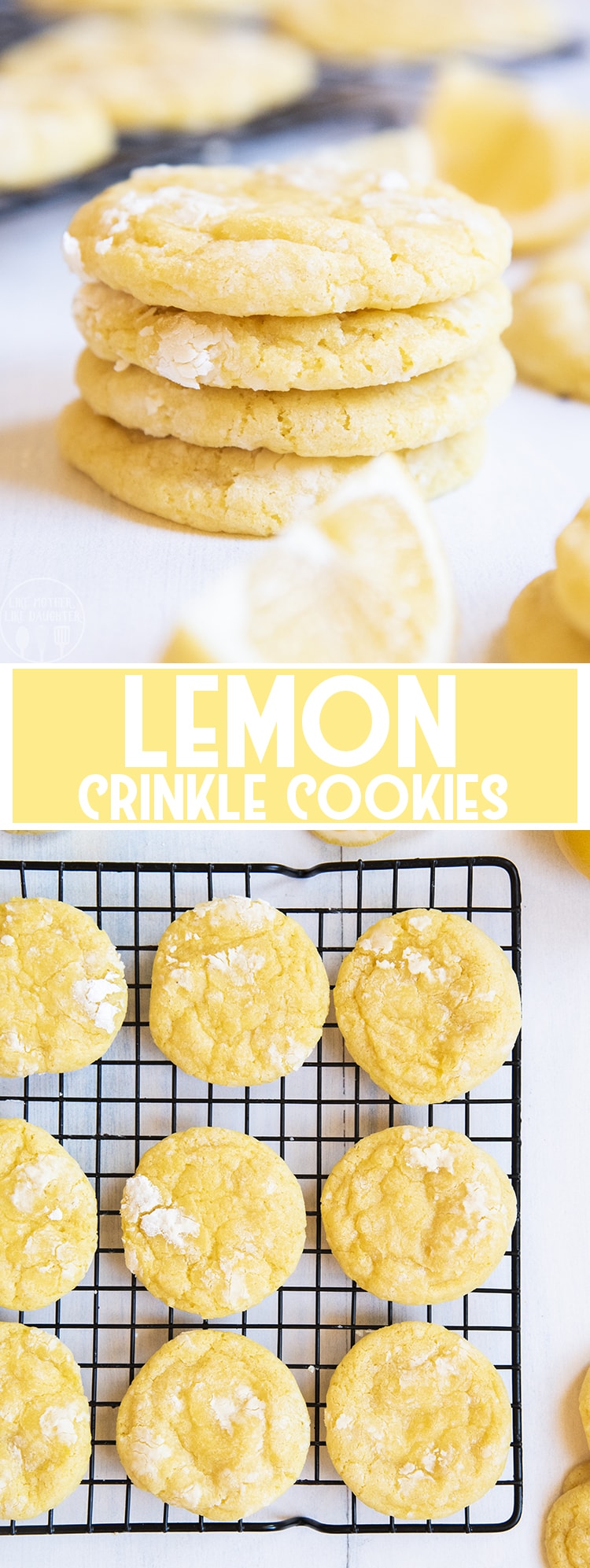 These lemon cookies are soft and chewy cookies, with the perfect tangy and sweet lemon flavor in every single bite!