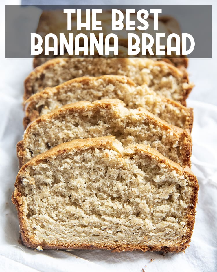 This is the best banana bread! It's moist and delicious, and can all be made in one bowl!