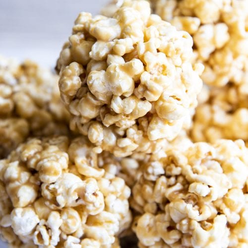 Sweet and Salty Popcorn Balls – Like Mother, Like Daughter