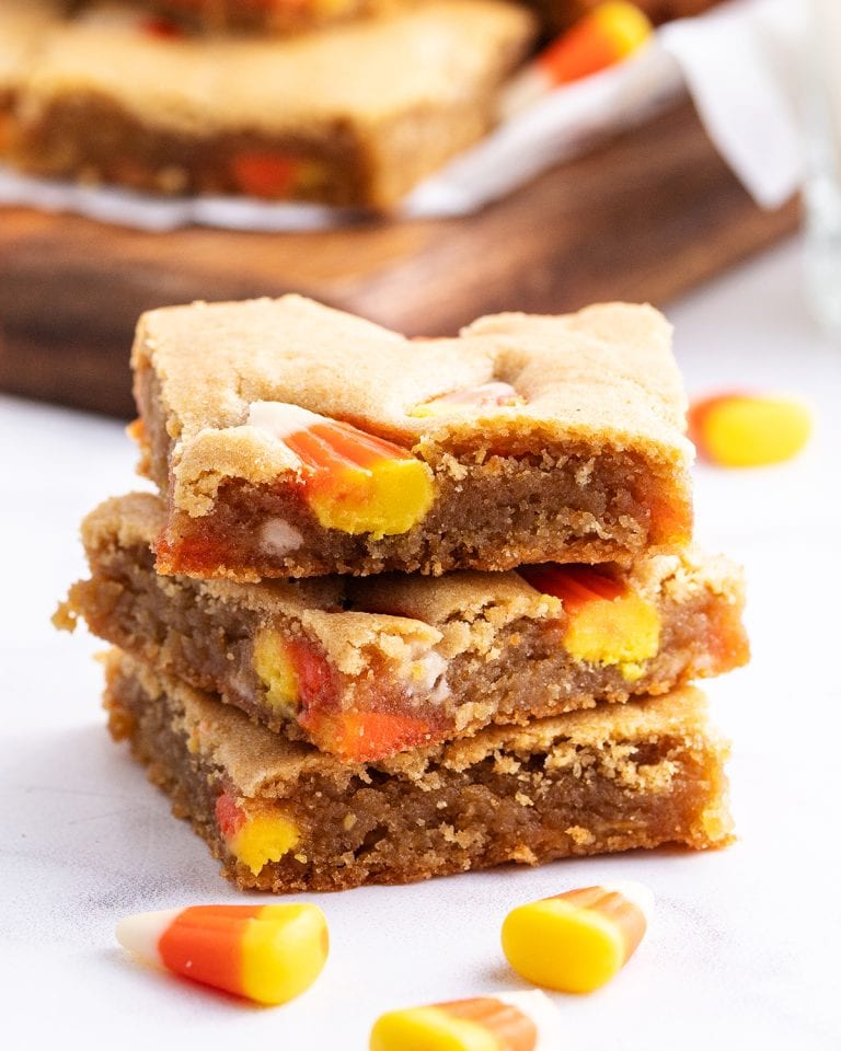 Candy Corn Peanut Butter Bars – Like Mother, Like Daughter