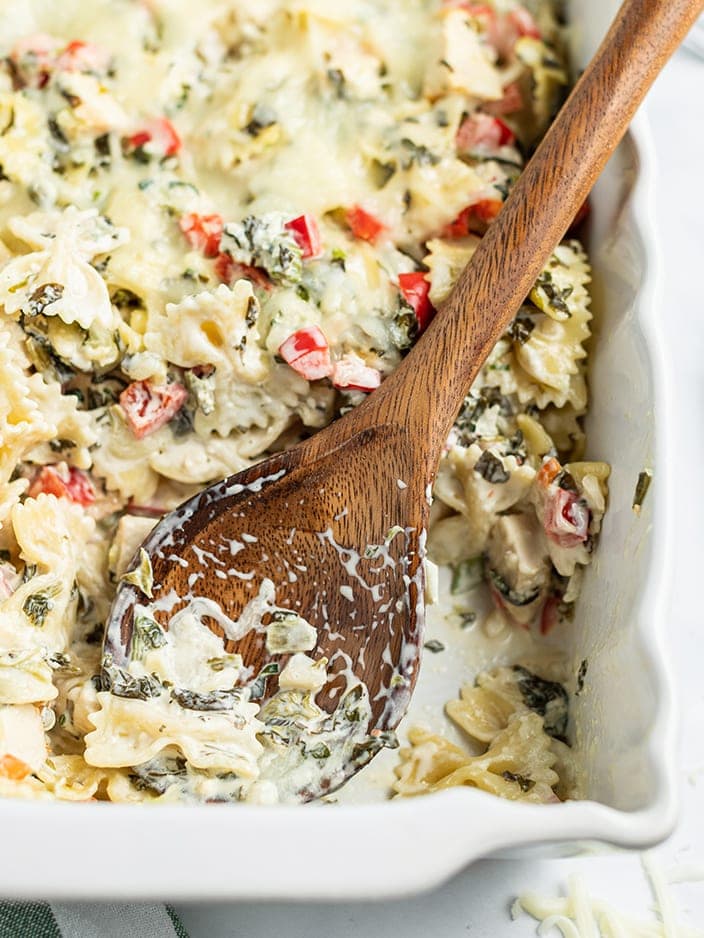 Spinach Dip Chicken Pasta Like Mother, Like Daughter