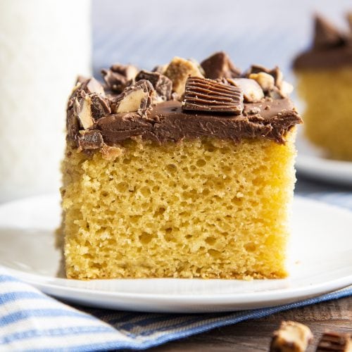 Better Boxed Yellow Cake with Chocolate Frosting Recipe