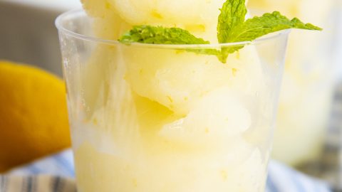 Lemon sorbet recipe ice cream maker hot sale