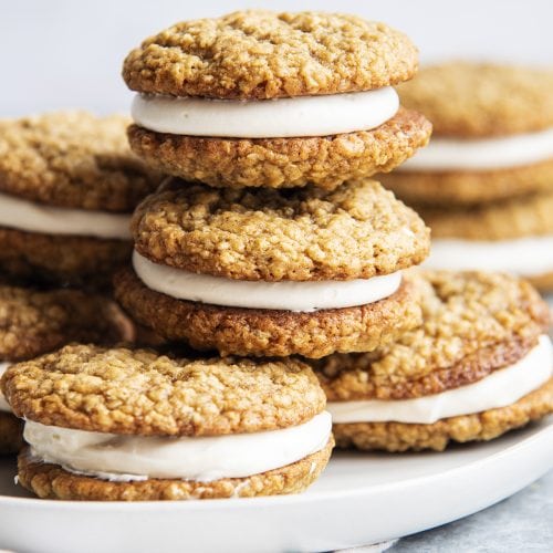 Homemade Spiced Oatmeal Creme Pie Story - White Kitchen Red Wine